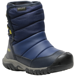 Winterschoenen kinderen KEEN Puffrider Wp Children donkerblauw naval academy/mango mint