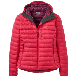 Damesjas Rab Microlight Alpine Hoody Wmns rood