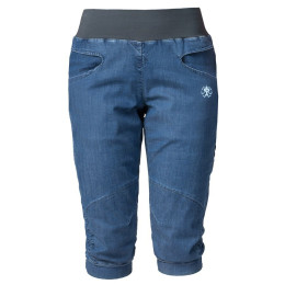 3/4 broek dames Rafiki Chain Capri blauw denim