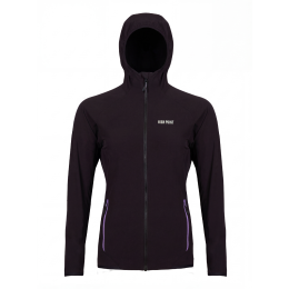 Damesjas High Point Versa 2.0 Lady Hoody Jacket zwart/paars Black/Viola Zippers