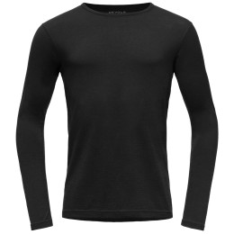 Thermoshirt heren Devold Breeze Plus Merino 200 Shirt Man zwart BLACK