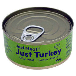 Blikvoer Just Meat Krůtí prsa 100 g groen