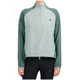 Functioneel vest dames 4F Sweatshirt Fnk F0908 groen/lichtgroen Teal