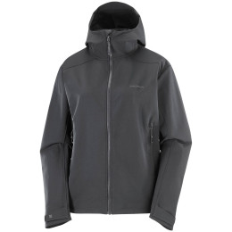 Damesjas Salomon Outpeak softshell W zwart Deep Black