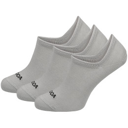 Sokken MOOA Essential Invisible 3-pack grijs grey