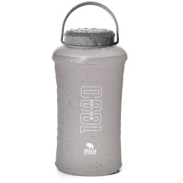 Opvouwbare drinkfles Zulu Wide Flask 1000 grijs grey