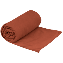 Sneldrogende handdoek Sea to Summit DryLite Towel L baksteenrood Picante