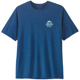 T-shirt heren Patagonia Men's Capilene Cool Daily Shirt - Great Waves blauw Clement Blue - Light Clement Blue X-Dye