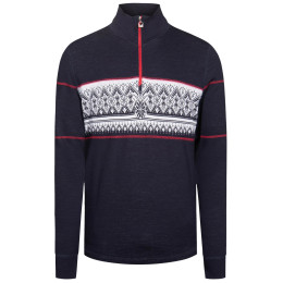 Herentrui Dale of Norway Moritz Masc Basic Sweater blauw/wit Navy White Raspberry