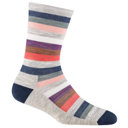 Damessokken Darn Tough Mystic Stripe Crew grijs ash