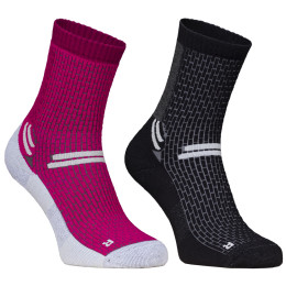 Sokken High Point Trek 4.0 Lady Socks (Double pack) zwart/roze Multicolor
