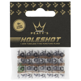 Reparatieset Peaty´s Holeshot sada náhradních knotů (6X 1.5Mm) bruin