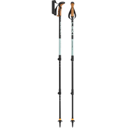 Wandelstokken Leki Khumbu AS zwart/blauw black-dark sea green