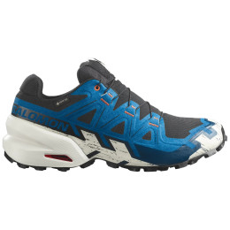 Hardloopschoenen heren Salomon Speedcross 6 Gore-Tex zwart/beige Black / Mykonos Blue / Vanilla Ice