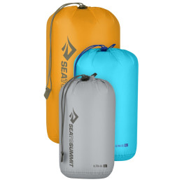 Waterdichte zak Sea to Summit Ultra-Sil Stuff Sack Set 3, 5, 8L lichtblauw High Rise, Blue Atoll, Zinnia