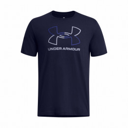 Thermoshirt heren Under Armour GL FOUNDATION UPDATE SS donkerblauw MidnightNavy/Royal/ModGray