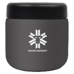 Voedselcontainer Snow Monkey Foodie Mini 350 ml zwart granite