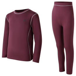 Functionele onderkleding kind Dare 2b Pow II Baselayer Set Huckleberry donkerrood Huckleberry
