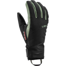 Skihandschoenen dames Leki Sparrow 3D Women zwart/groen black-dusty green