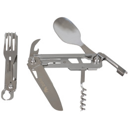 Multitool Zulu Multispork 6in1 zilver silver