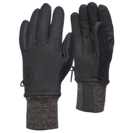 Handschoenen Black Diamond Dirt bag gloves zwart/grijs Black-Black (9008)