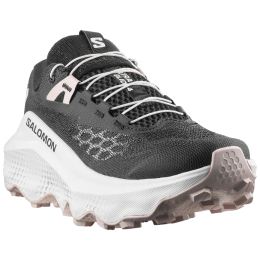Hardloopschoenen dames Salomon Ultra Glide 4 zwart/wit Black / White / Silver Cloud