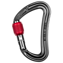 Karabijnhaak Ocún Raven Screw zwart/rood Anthracite