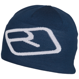 Muts Ortovox Pro Beanie blauw/wit Deep Ocean
