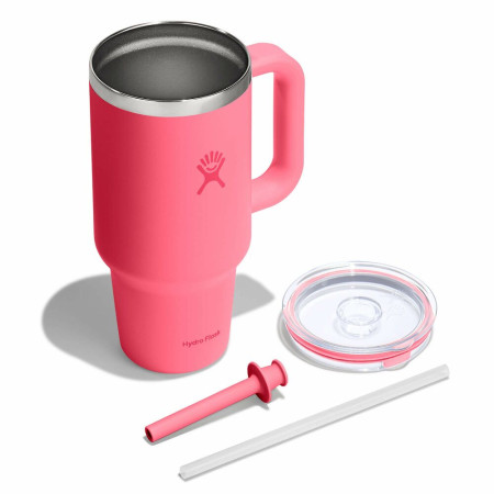 Thermobeker Hydro Flask 32 Oz Travel Tumbler Clear Lid