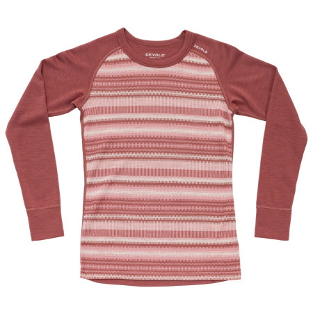 Functioneel T-shirt dames Devold Signature Merino 230 Shirt Wmn rood MARSALA
