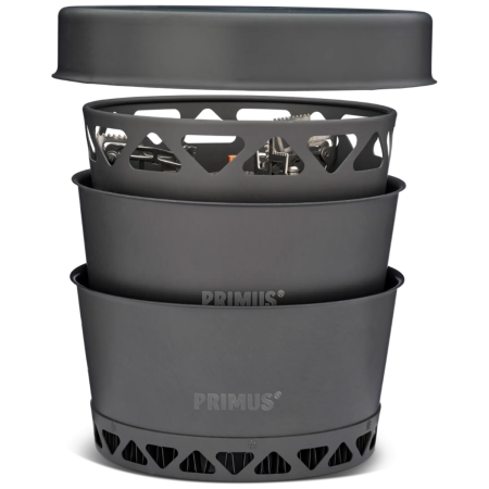 Kookset Primus Primetech Stove Set II 2x1.3 L w. pan