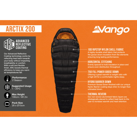 Slaapzak Vango Arctix 200