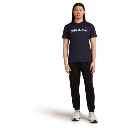 T-shirt heren Icebreaker Men Merino 150 Tech Lite SS Tee The Peaks