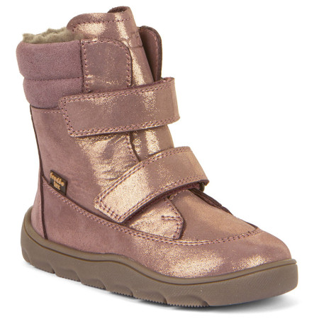 Winterschoenen kinderen Froddo Barefoot Zeru Tex Winter Pink/Gold roze/geel pink/gold