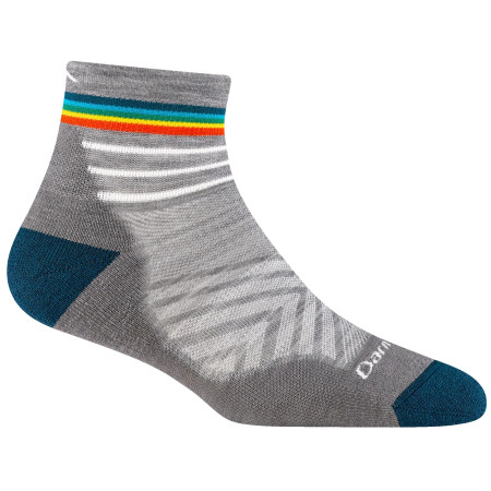 Damessokken Darn Tough W Run Quarter Ultra-Lightweight With Cushion grijs gray