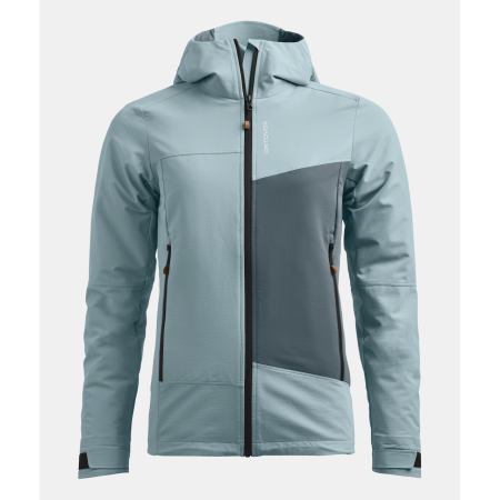 Softshell damesjas Ortovox Seceda Softshell Jacket W grijs Glacier Grey