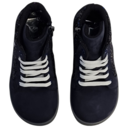 Barefoot kinderschoenen beBare 3485SA Navy