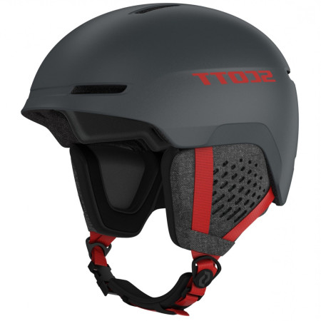 Skihelm Scott Track grijs/rood IronGrey/Red