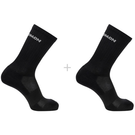 Sokken Salomon Evasion Crew 2-Pack zwart Black