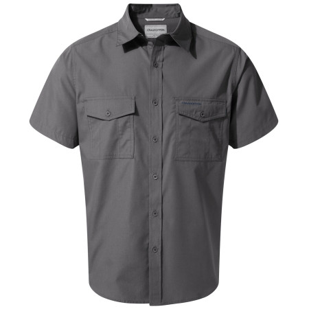 Herenoverhemd Craghoppers Kiwi Short Sleeved Shirt grijs Ombre Blue