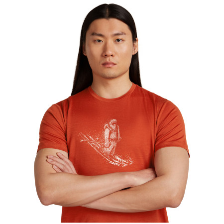 T-shirt heren Icebreaker Merino 150 Tech Lite Skiing Yeti