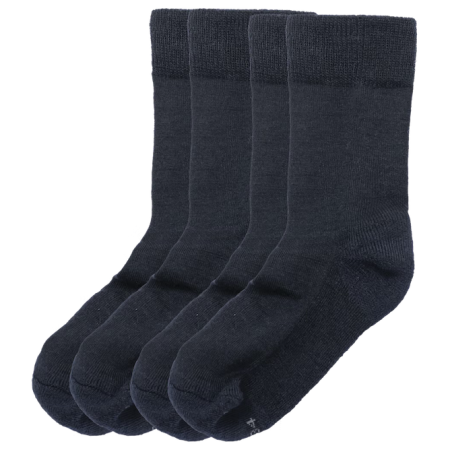 Merino kindersokken Devold Daily Merino Medium Sock 2Pk Kid zwart Ink