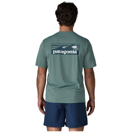 T-shirt heren Patagonia Men's Capilene Cool Daily Shirt - Boardshort Logo