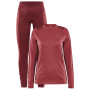Functionele onderkleding dames Craft Core Dry Baselayer donkerpaars/roze Astro/Dk Astro