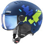 Helmmaat: 51-55 cm / Kleur: blauw/groen