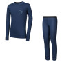 Functionele onderkleding kind Sensor Double Face Set Logo Up Deep Blue